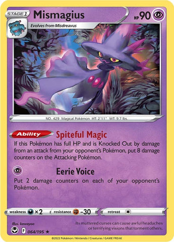 Mismagius (064/195) [Sword & Shield: Silver Tempest] - The Mythic Store | 24h Order Processing
