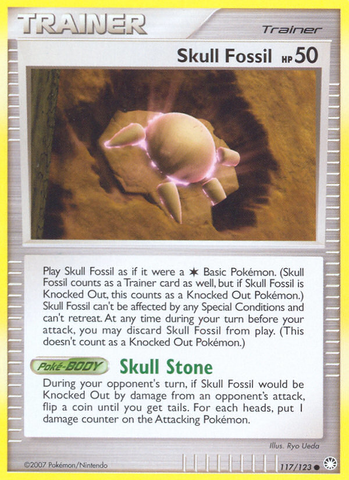 Skull Fossil (117/123) [Diamond & Pearl: Mysterious Treasures] - The Mythic Store | 24h Order Processing