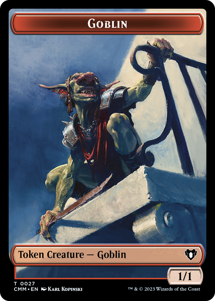 Saproling // Goblin Double-Sided Token [Commander Masters Tokens] - The Mythic Store | 24h Order Processing
