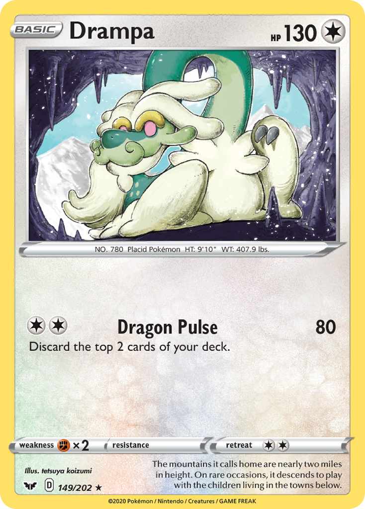 Drampa (149/202) [Sword & Shield: Base Set] - The Mythic Store | 24h Order Processing