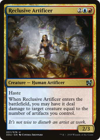 Reclusive Artificer [Duel Decks: Elves vs. Inventors] - The Mythic Store | 24h Order Processing