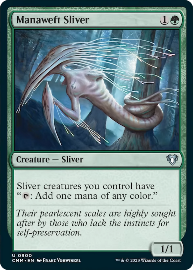 Manaweft Sliver [Commander Masters] - The Mythic Store | 24h Order Processing