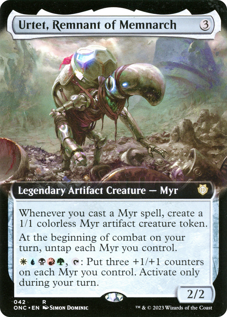 Urtet, Remnant of Memnarch (Extended Art) [Phyrexia: All Will Be One Commander] - The Mythic Store | 24h Order Processing