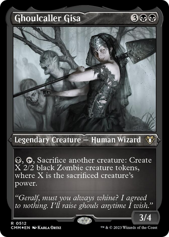 Ghoulcaller Gisa (Foil Etched) [Commander Masters] - The Mythic Store | 24h Order Processing