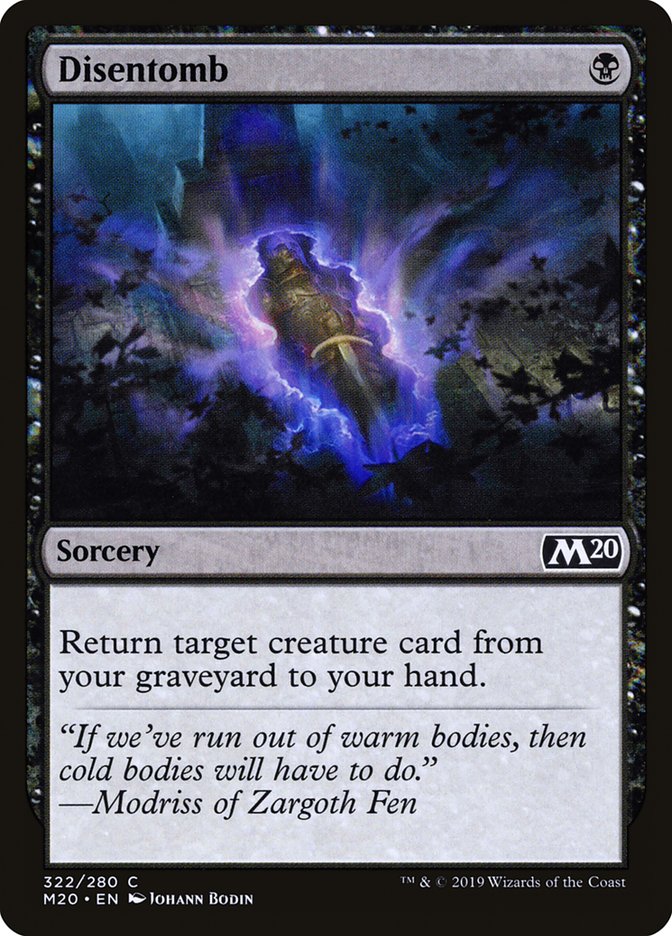 Disentomb [Core Set 2020] - The Mythic Store | 24h Order Processing