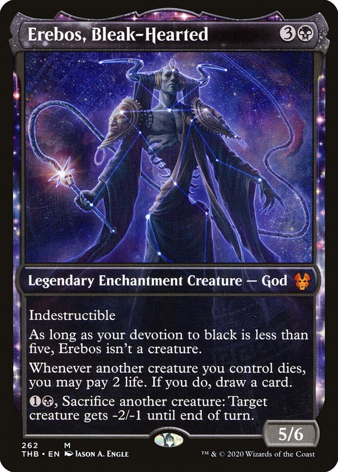 Erebos, Bleak-Hearted (Showcase) [Theros Beyond Death] - The Mythic Store | 24h Order Processing