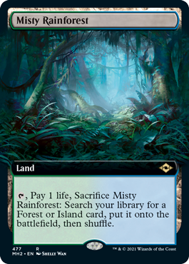 Misty Rainforest (Extended Art) [Modern Horizons 2] - The Mythic Store | 24h Order Processing