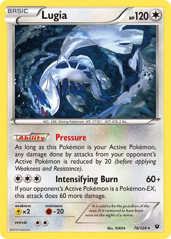 Lugia (78/124) (Theme Deck Exclusive) [XY: Fates Collide] - The Mythic Store | 24h Order Processing