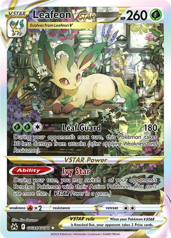 Leafeon VSTAR (GG35/GG70) [Sword & Shield: Crown Zenith] - The Mythic Store | 24h Order Processing