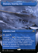 Otawara, Soaring City (Borderless Alternate Art) [Kamigawa: Neon Dynasty] - The Mythic Store | 24h Order Processing