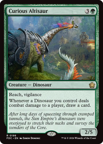 Curious Altisaur [Foundations Commander] - The Mythic Store | 24h Order Processing