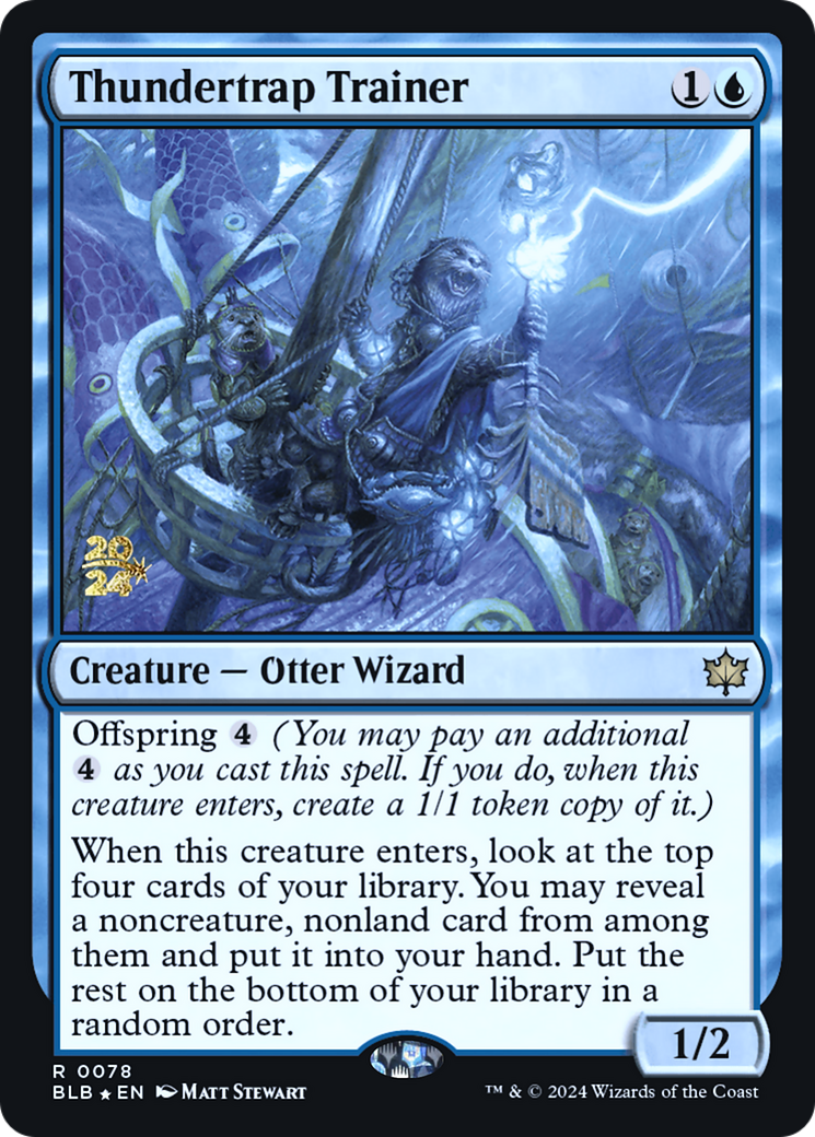 Thundertrap Trainer [Bloomburrow Prerelease Promos] - The Mythic Store | 24h Order Processing