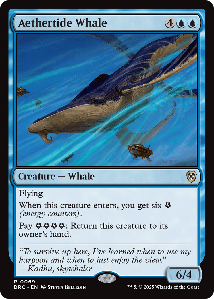 Aethertide Whale [Aetherdrift Commander] - The Mythic Store | 24h Order Processing