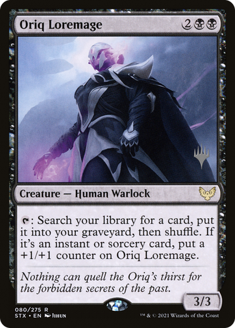 Oriq Loremage (Promo Pack) [Strixhaven: School of Mages Promos] - The Mythic Store | 24h Order Processing