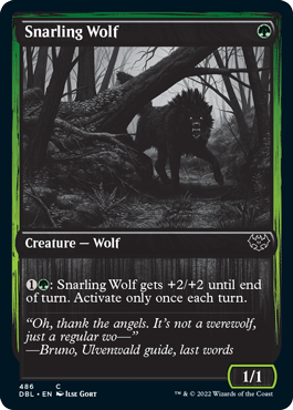 Snarling Wolf (486) [Innistrad: Double Feature] - The Mythic Store | 24h Order Processing