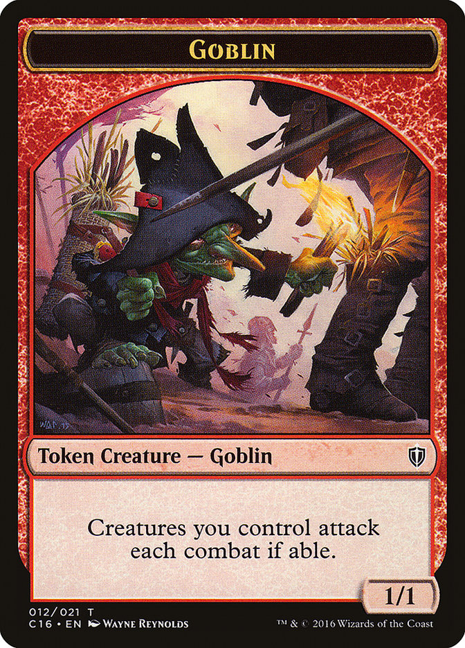 Goblin // Zombie Double-Sided Token [Commander 2016 Tokens] - The Mythic Store | 24h Order Processing