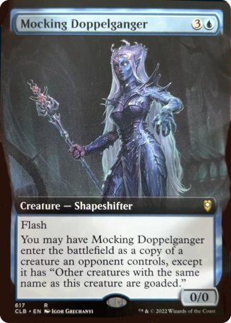 Mocking Doppelganger (Extended Art) [Commander Legends: Battle for Baldur's Gate] - The Mythic Store | 24h Order Processing