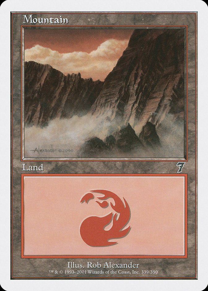 Mountain (339) [Seventh Edition] - The Mythic Store | 24h Order Processing