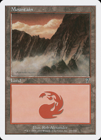 Mountain (339) [Seventh Edition] - The Mythic Store | 24h Order Processing