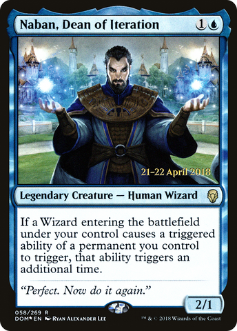 Naban, Dean of Iteration [Dominaria Prerelease Promos] - The Mythic Store | 24h Order Processing