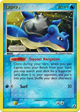 Lapras (8/92) (Stamped) [EX: Legend Maker] - The Mythic Store | 24h Order Processing