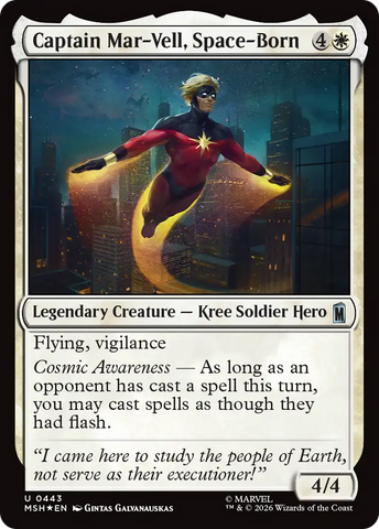 Captain Mar-Vell, Space-Born (Surge Foil) [Marvel Super Heroes] - The Mythic Store | 24h Order Processing