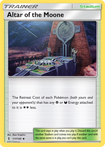 Altar of the Moone (117/145) [Sun & Moon: Guardians Rising] - The Mythic Store | 24h Order Processing