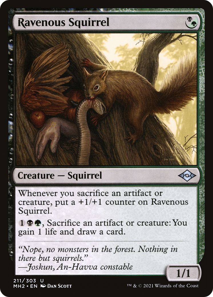 Ravenous Squirrel [Modern Horizons 2] - The Mythic Store | 24h Order Processing