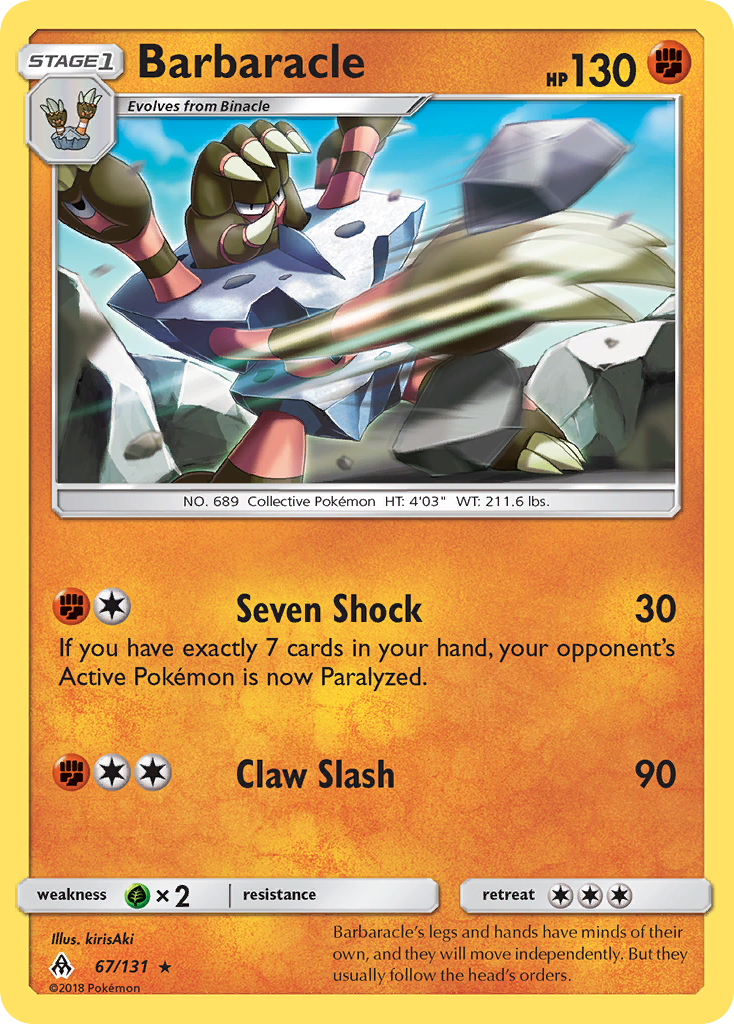 Barbaracle (67/131) [Sun & Moon: Forbidden Light] - The Mythic Store | 24h Order Processing