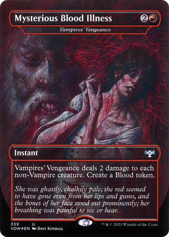 Vampires' Vengeance - Mysterious Blood Illness [Innistrad: Crimson Vow] - The Mythic Store | 24h Order Processing