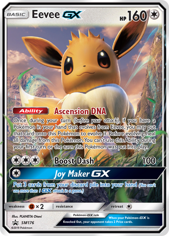 Eevee GX (SM176) (Jumbo Card) [Sun & Moon: Black Star Promos] - The Mythic Store | 24h Order Processing