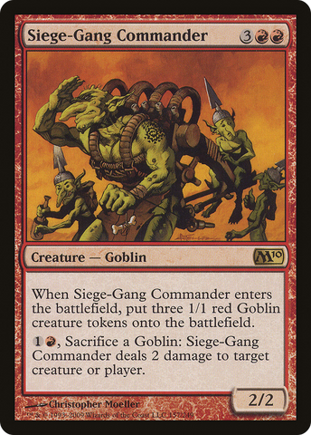 Siege-Gang Commander [Magic 2010] - The Mythic Store | 24h Order Processing