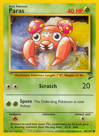 Paras (85/130) [Base Set 2] - The Mythic Store | 24h Order Processing