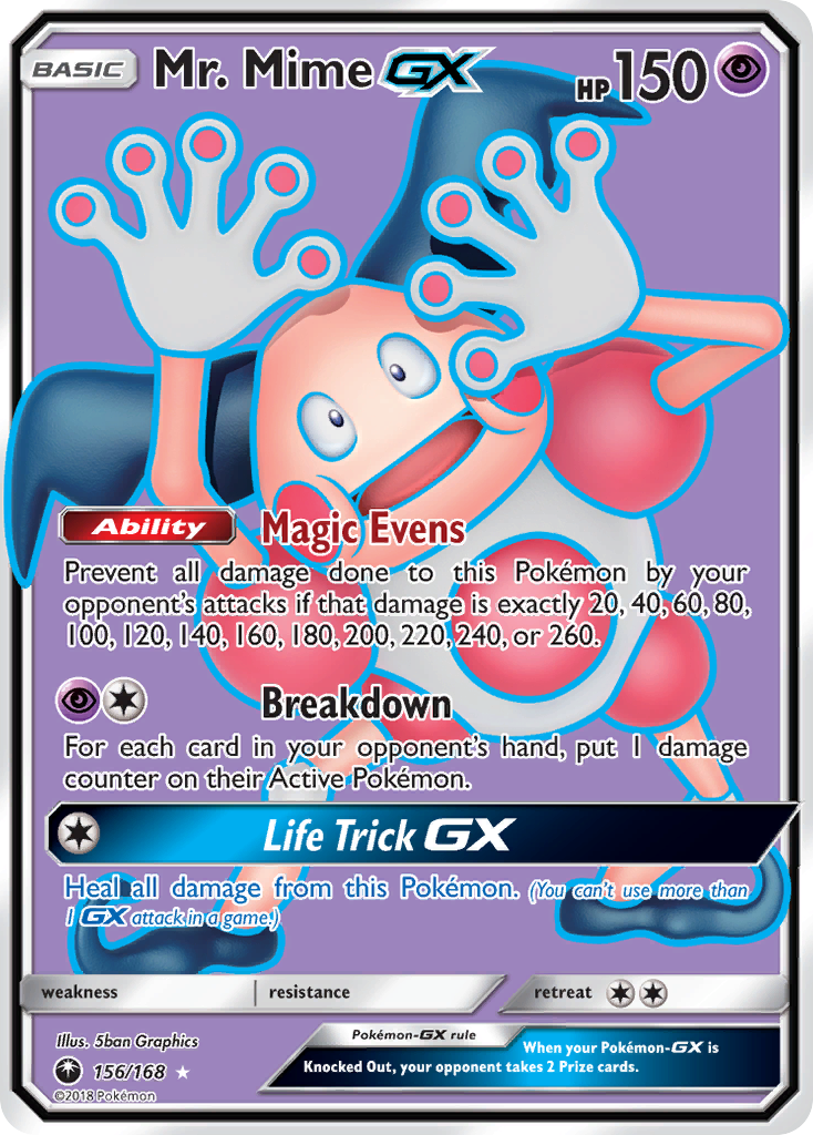 Mr. Mime GX (156/168) [Sun & Moon: Celestial Storm] - The Mythic Store | 24h Order Processing
