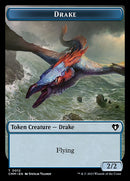 Human Soldier // Drake Double-Sided Token [Commander Masters Tokens] - The Mythic Store | 24h Order Processing