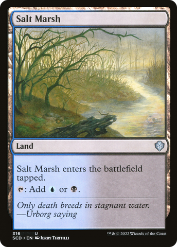 Salt Marsh [Starter Commander Decks] - The Mythic Store | 24h Order Processing