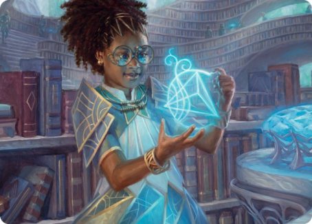 Zimone, Quandrix Prodigy Art Card [Strixhaven: School of Mages Art Series] - The Mythic Store | 24h Order Processing
