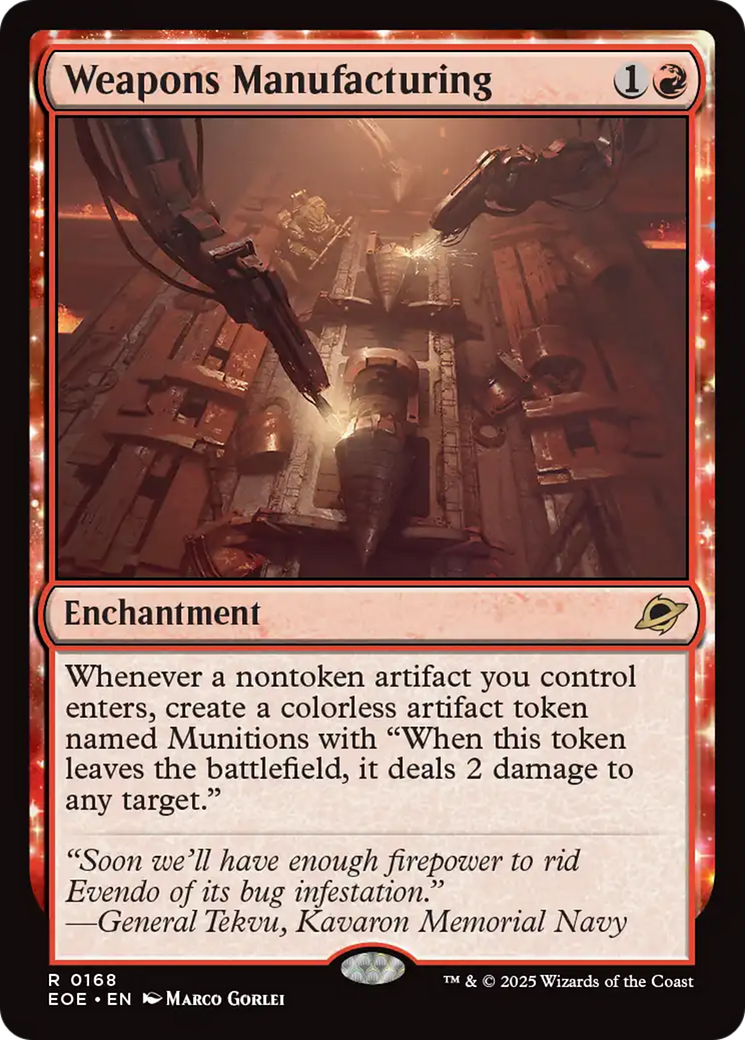 Weapons Manufacturing [Edge of Eternities] - The Mythic Store | 24h Order Processing