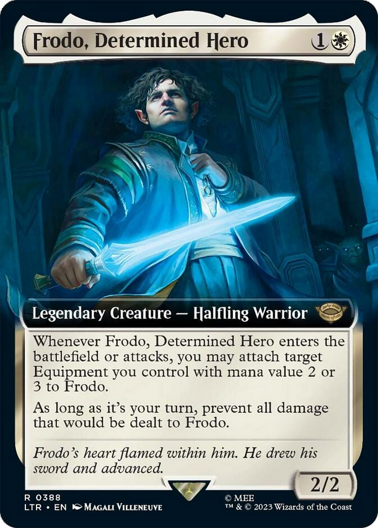 Frodo, Determined Hero (Extended Art) [The Lord of the Rings: Tales of Middle-Earth] - The Mythic Store | 24h Order Processing