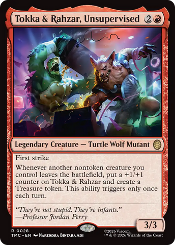Tokka & Rahzar, Unsupervised [Teenage Mutant Ninja Turtles Commander] - The Mythic Store | 24h Order Processing