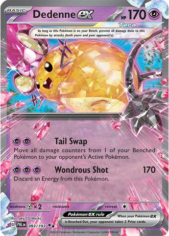 Dedenne ex (093/193) [Scarlet & Violet: Paldea Evolved] - The Mythic Store | 24h Order Processing