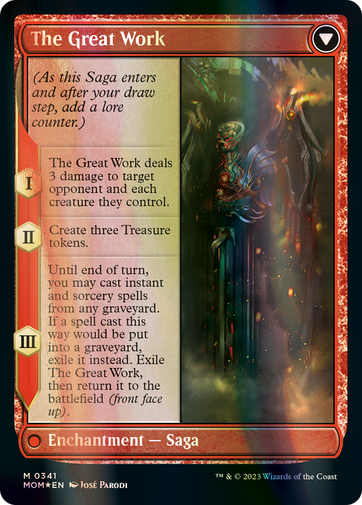 Urabrask // The Great Work (Serialized) [March of the Machine] - The Mythic Store | 24h Order Processing