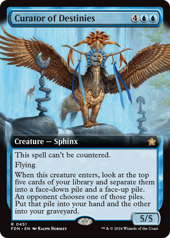 Curator of Destinies (Extended Art) [Foundations] - The Mythic Store | 24h Order Processing