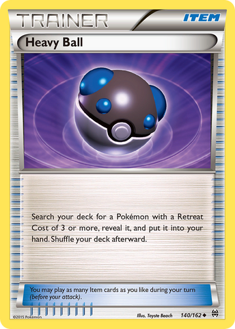 Heavy Ball (140/162) [XY: BREAKthrough] - The Mythic Store | 24h Order Processing