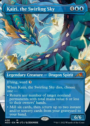 Kairi, the Swirling Sky (Borderless Alternate Art) [Kamigawa: Neon Dynasty] - The Mythic Store | 24h Order Processing