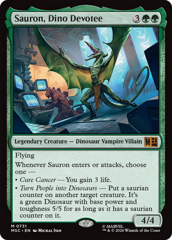 Sauron, Dino Devoteee [Marvel Super Heroes Commander] - The Mythic Store | 24h Order Processing