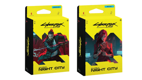 Cyberpunk TCG: Welcome to Night City - Starter Decks (Set of 2) - The Mythic Store | 24h Order Processing