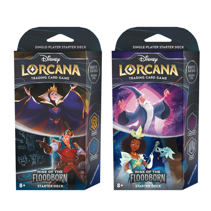 Disney Lorcana: Rise of the Floodborn - Starter Decks (Set of 2) - The Mythic Store | 24h Order Processing