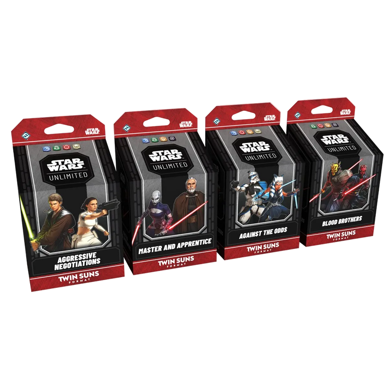 Star Wars: Unlimited - Twin Suns Deck 2026 (Set of 4) - The Mythic Store | 24h Order Processing
