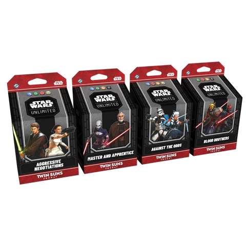 Star Wars: Unlimited - Twin Suns Deck 2026 (Set of 4) - The Mythic Store | 24h Order Processing